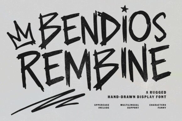 Bendios Rembine: The Bold Display Font for Editorial Design