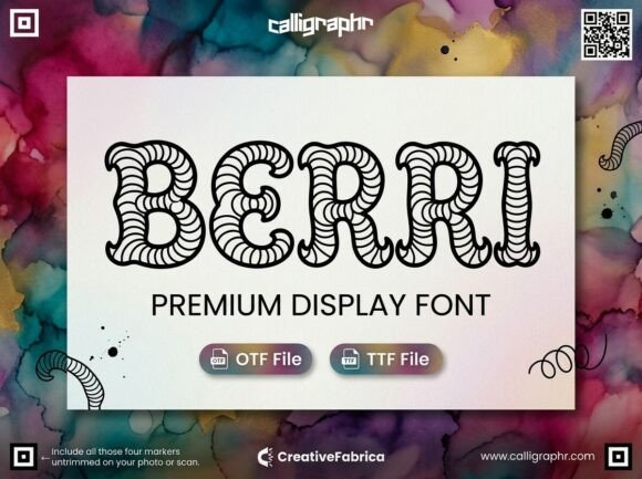 Berri: A Mesmerizing Display Typeface for Modern Web Design