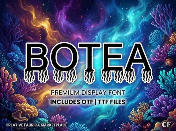 Botea: The Stunning Display Font for Editorial Design