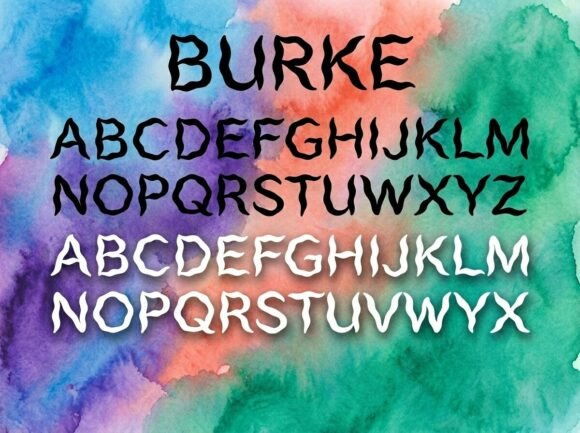 Burke: The Rhythmic Display Typeface for Fluid Branding