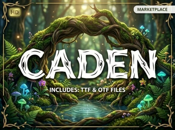 Caden: A Stunning Display Font for Editorial Design