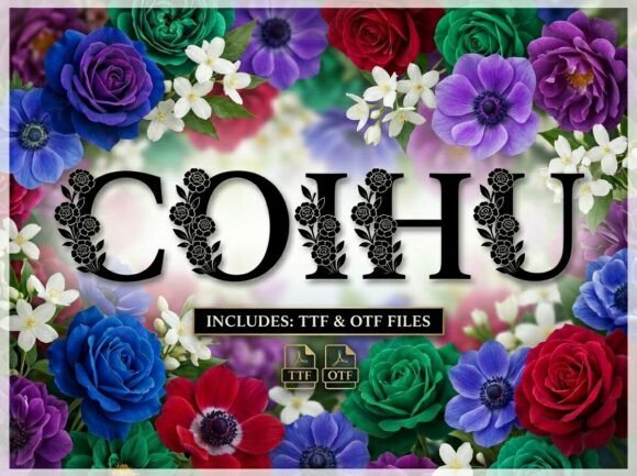 Coihu: The Elegant Display Typeface for Handmade Creators