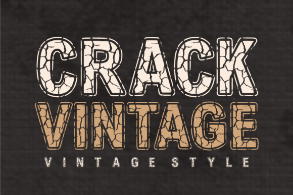 Crack Vintage: The Ultimate Display Typeface for Bold Campaigns