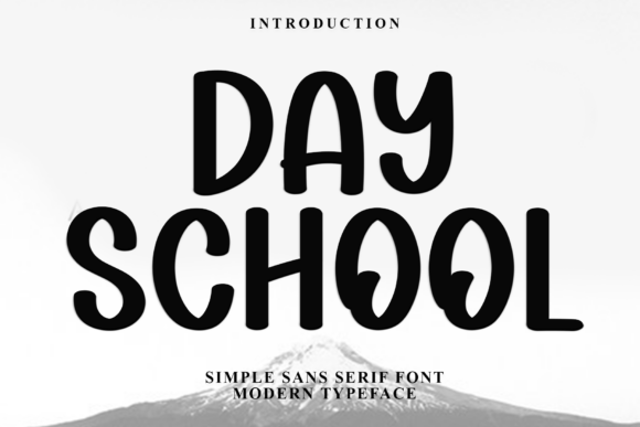 Day School: The Festive Display Font for Holiday Crafts
