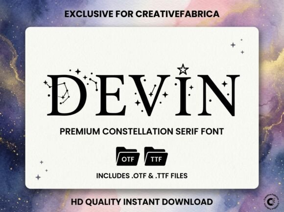 Devin: A Premium Display Typeface for Elevated Brand Identity