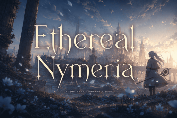 Ethereal Nymeria: A Magical Display Typeface for Modern Web Design