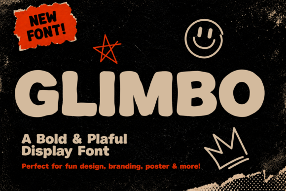 Glimbo: A Bold Playful Display Font for Creative Brands