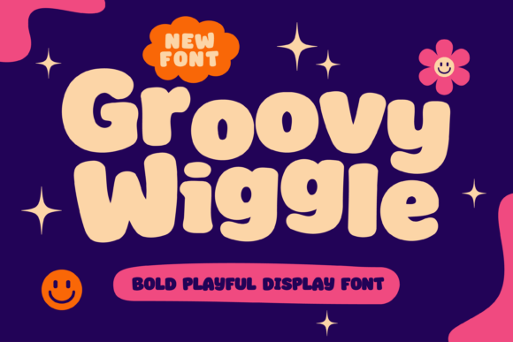 Groovy Wiggle: The Retro Display Font for Bold Campaigns