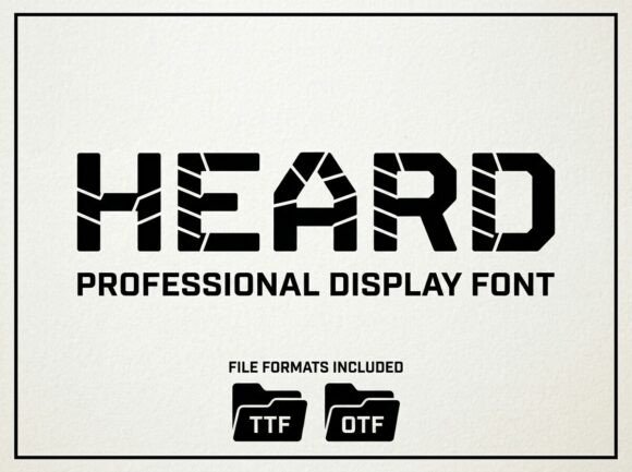 Heard Font for Bold Branding and Eye-Catching Design