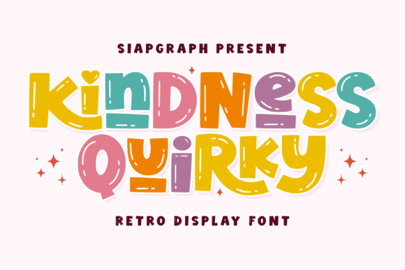 Kindness Quirky: A Playful Display Font for Bold Branding