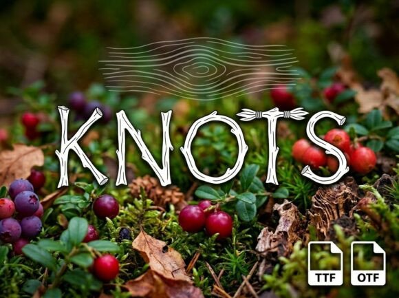Knots: The Premium Display Font That Transforms Your Brand Identity