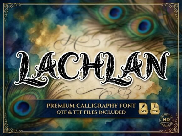 Lachlan: A Premium Display Typeface for Elegant Editorial Design