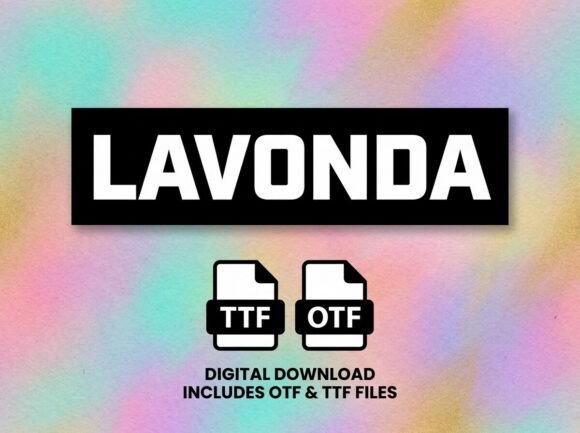 Lavonda: The Premium Display Font for Memorable Branding