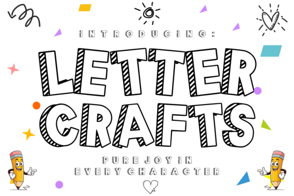 Letter Crafts – A Playful Font for Branding That Feels Personal
