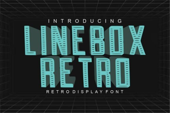 Linebox Retro: A Bold Display Typeface for Modern Editorial Design