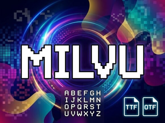 Milvu Font: A Stylish Display Type for Creative Projects