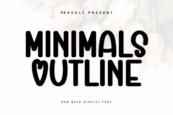 Minimals Outline: A Handwritten Display Font for Relaxed Branding