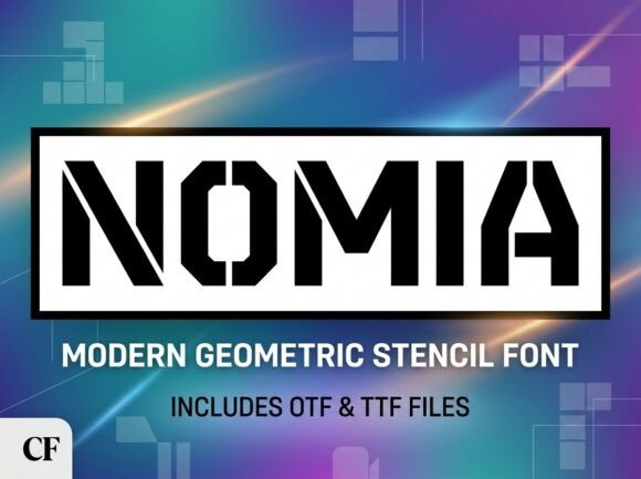 Nomia: The Decorative Display Font for Creative Web Layouts