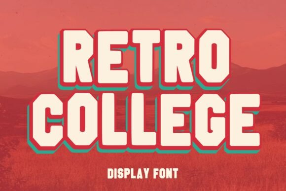 Retro Collage: The Bold Display Font for Modern Web Design