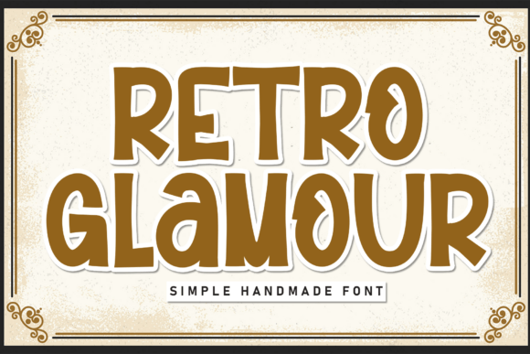 Retro Glamour: The Perfect Display Typeface for Editorial Design