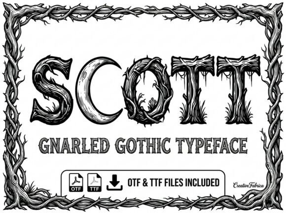 Scott Display Font for Bold Branding and Creative Projects