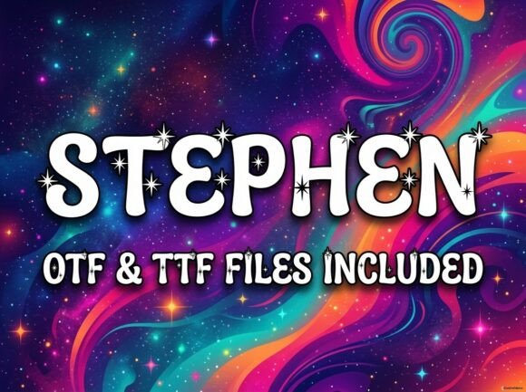Stephen: The Radiant Display Typeface for Modern Editorial Design