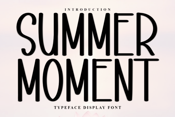 Summer Moment: The Festive Typeface for Holiday Web Design
