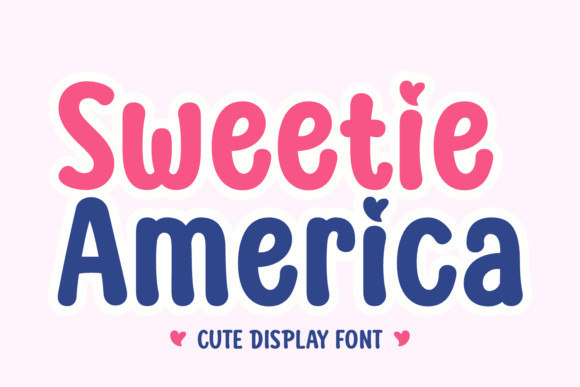 Sweetie America Font for Patriotic Web Design