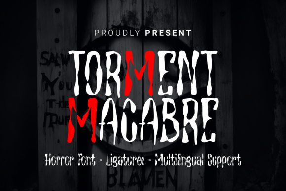 Torment Macabre: A Haunting Display Typeface for Digital Storytelling