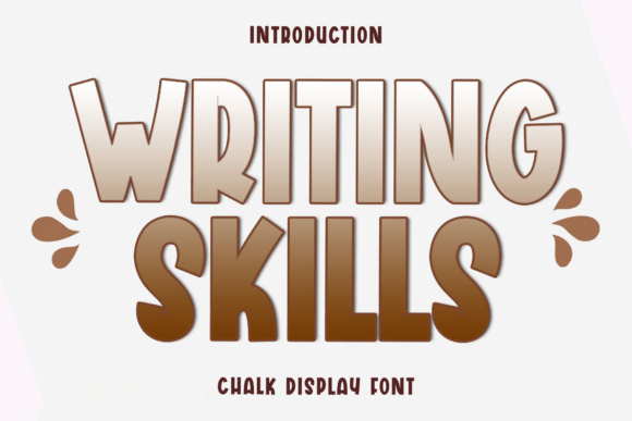 Writing Skills: A Warm Creative Font for Brand Identity