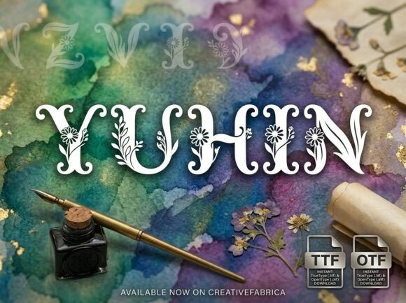 Yuhin: A Display Font That Commands Attention